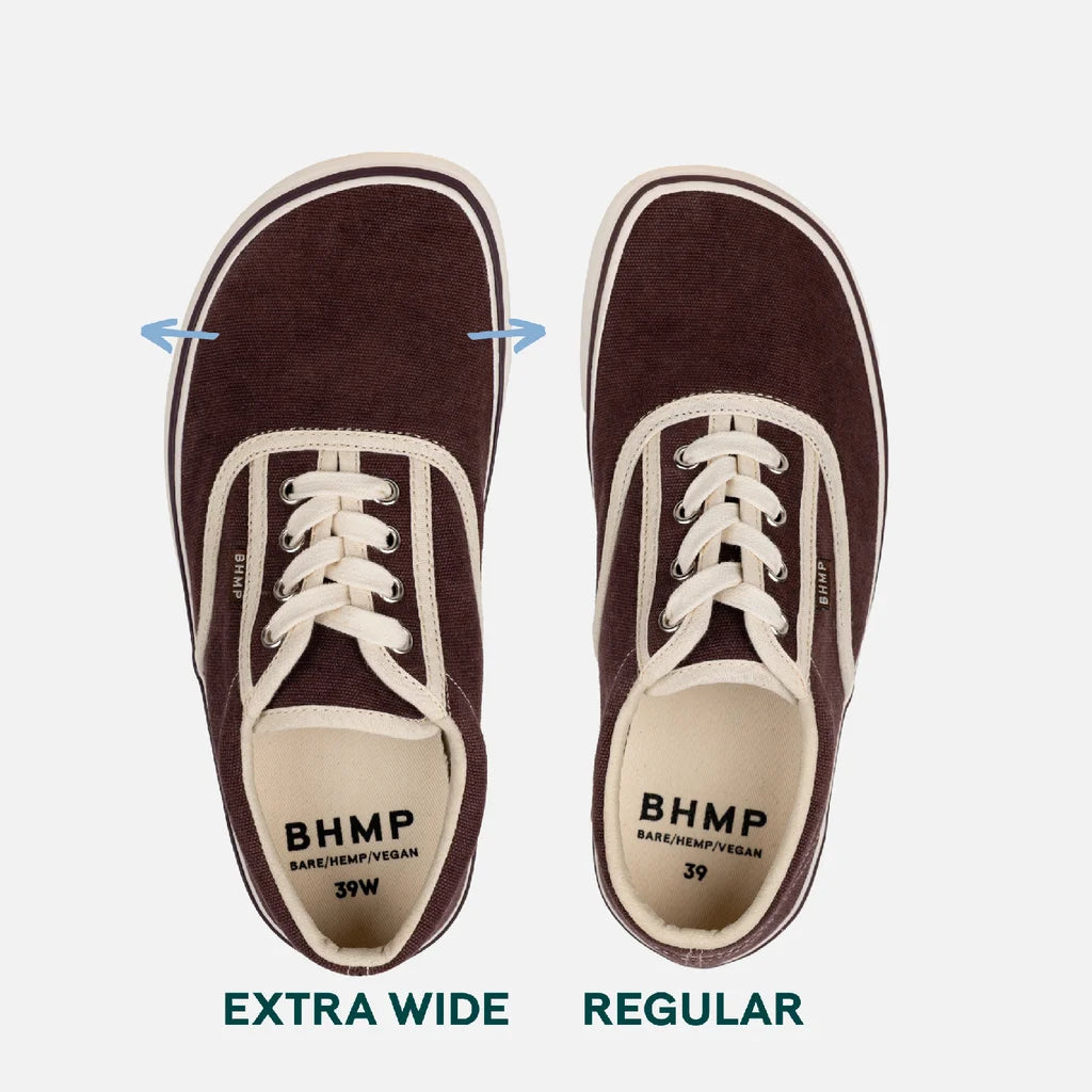 Bohempia Korin Blackberry Red - Zapatillas de lona barefoot retro burdeos