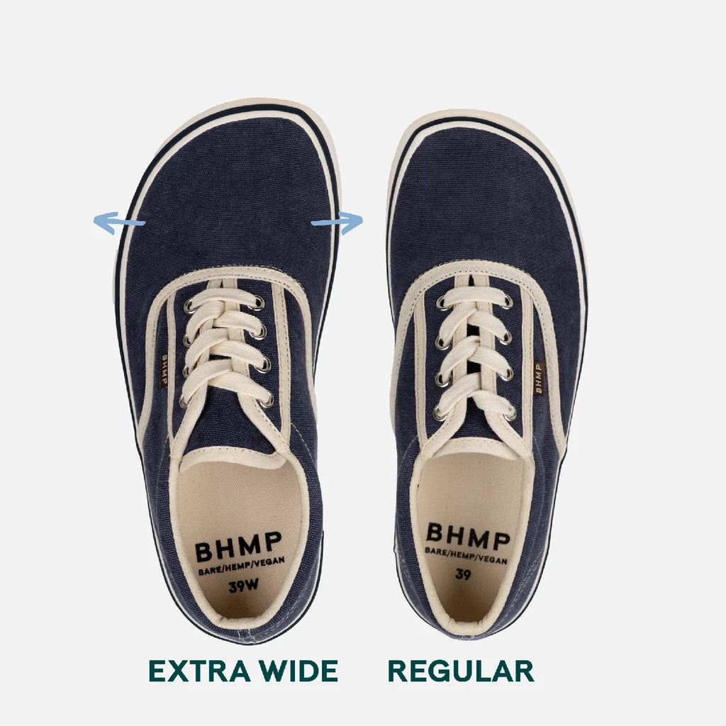 Bohempia Korin Summer Storm - Zapatillas de lona barefoot retro azules
