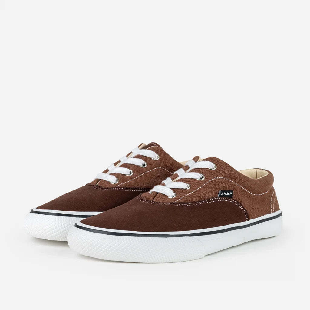 Bohempia Lomik Chocolate Brown - Zapatillas barefoot retro otoñales marrones