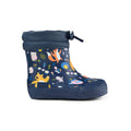 Koel Wibi Bear Blue - botas de agua respetuosas de primeros pasos azules con estampado de ositos