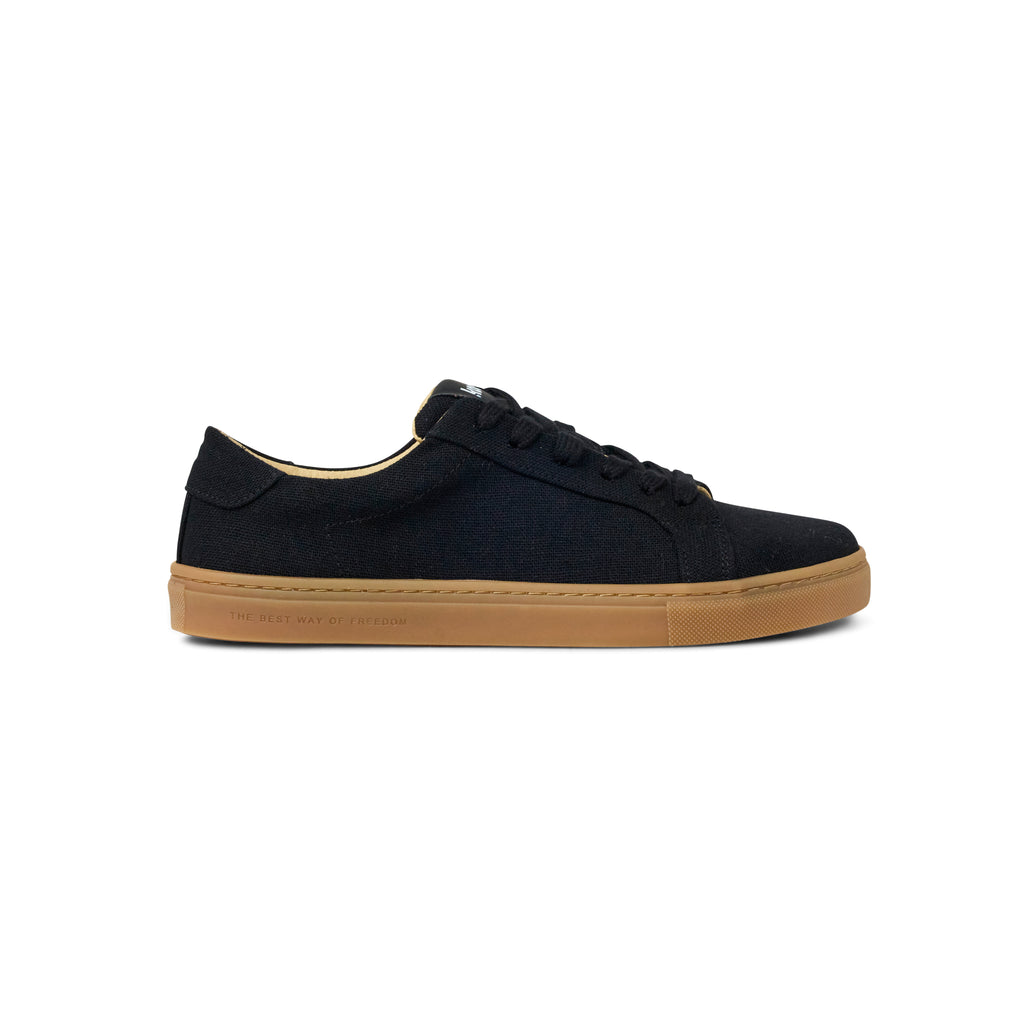 Koel Hazel Canvas Black Gum - Lonetas barefoot de mujer negras