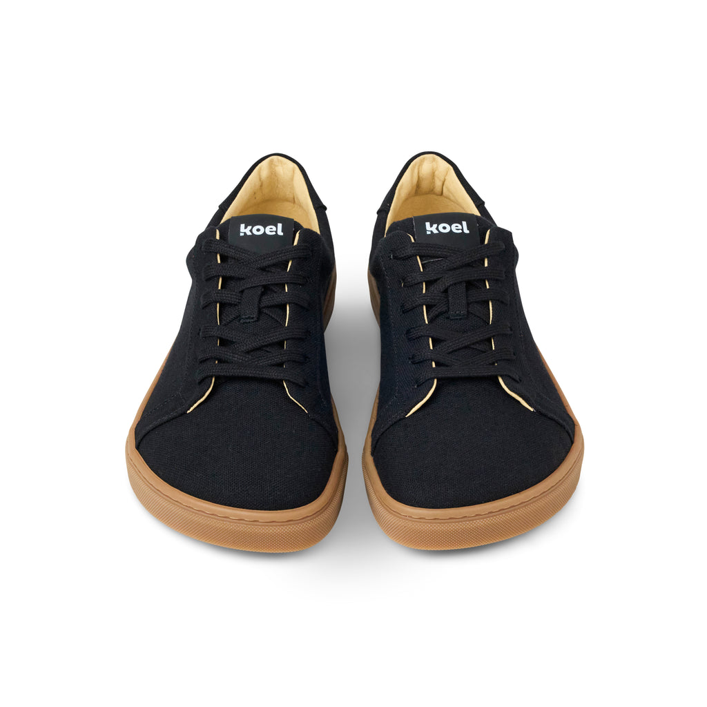 Koel Hazel Canvas Black Gum - Lonetas barefoot de mujer negras