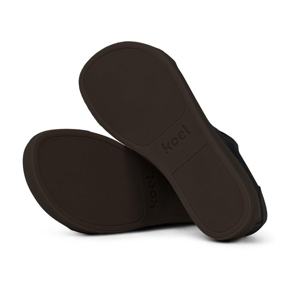 Koel Hazel Canvas All Black - Lonetas barefoot de mujer negras