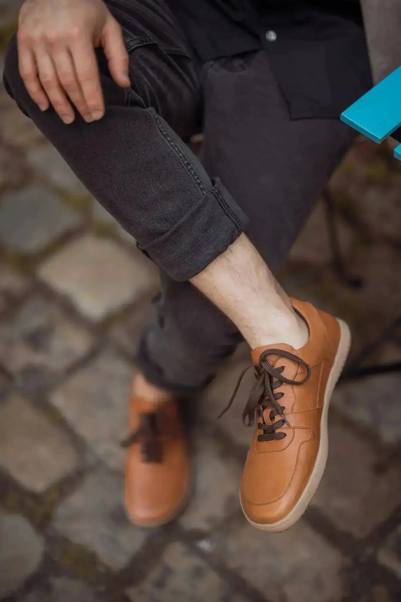 Angles Fashion - Dionysus Cognac - Zapatillas barefoot unisex marrones