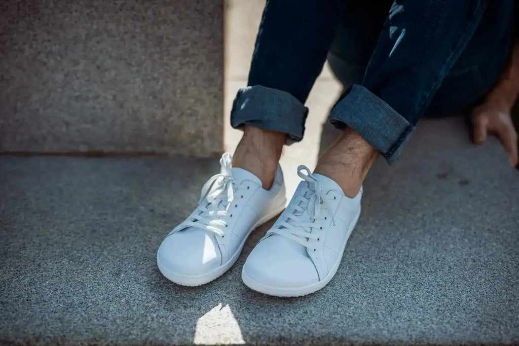 Angles Fashion - Linos White - Zapatillas barefoot unisex blancas