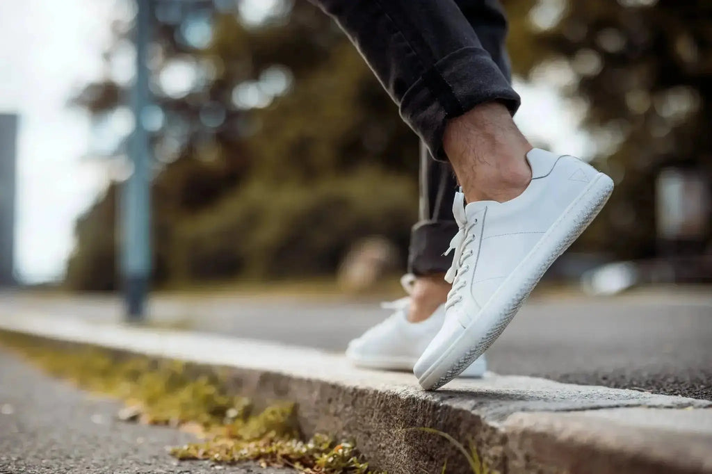 Angles Fashion - Linos White - Zapatillas barefoot unisex blancas