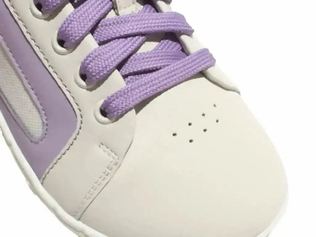 Antal - Aire Lilla - Zapatillas barefoot unisex blanco y lila