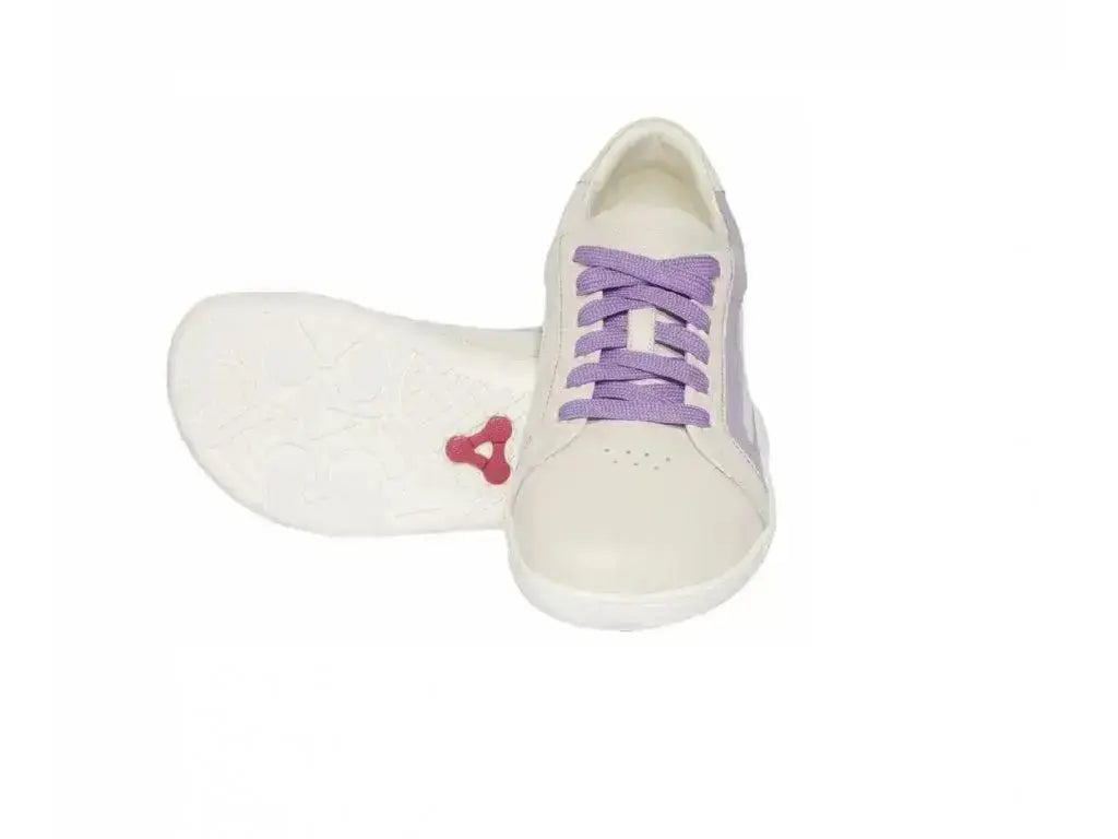 Antal - Aire Lilla - Zapatillas barefoot unisex blanco y lila