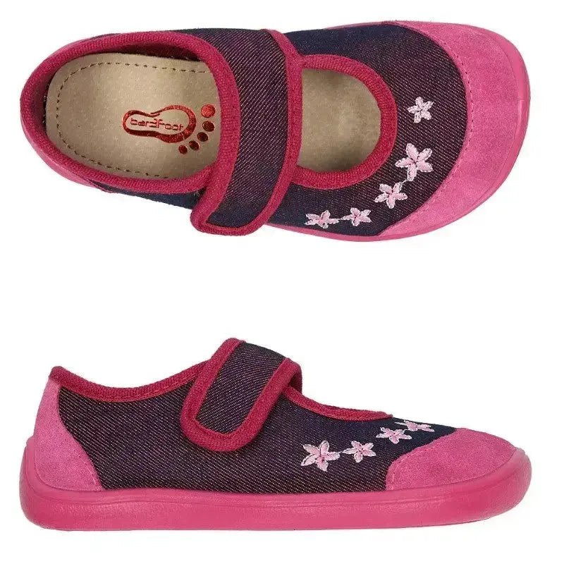 Bar3foot - Elf Athena 3BE2/4 - Merceditas respetuosas infantiles morado y fucsua