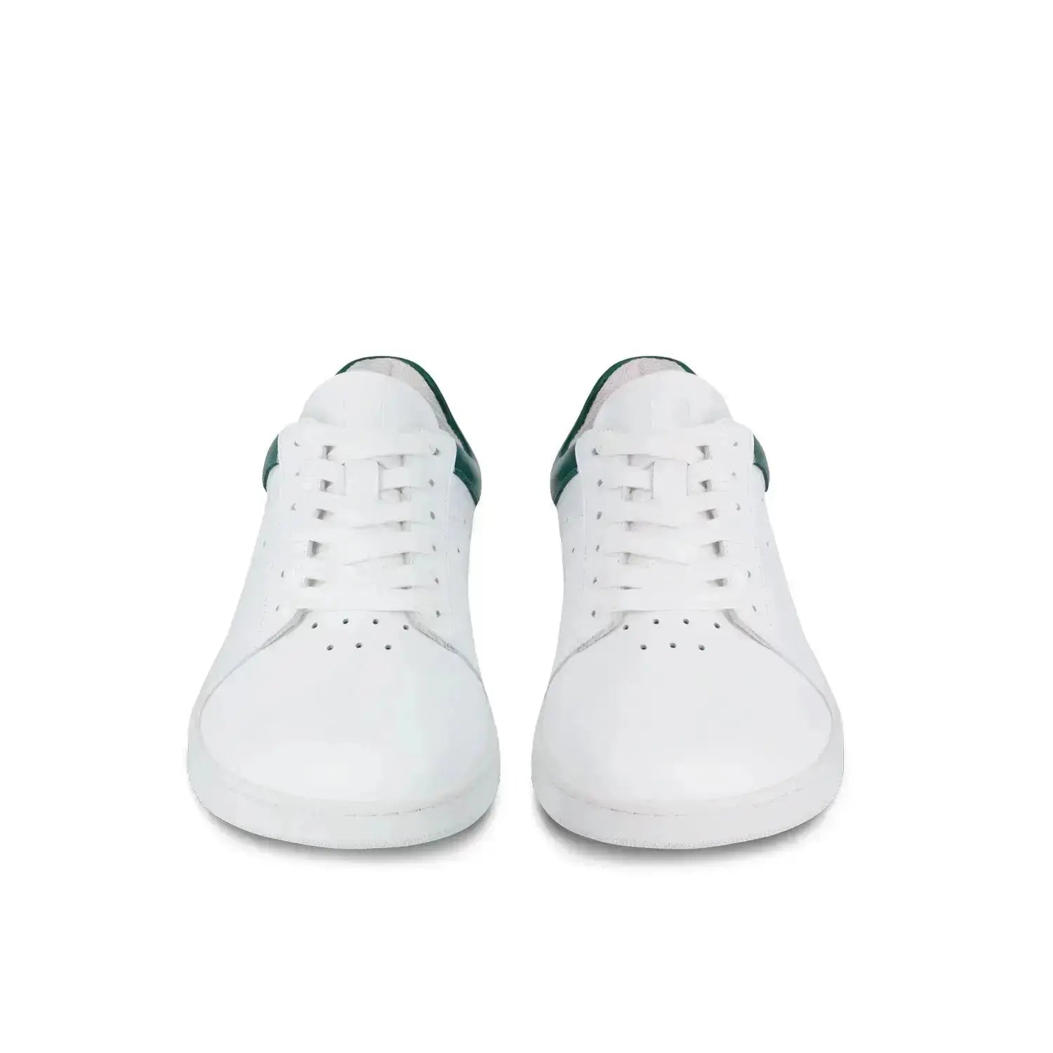 Barebarics - Enigma White & Dark Green - Zapatillas barefoot unisex blanco y verde