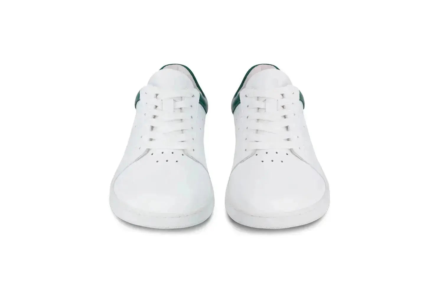 Barebarics - Enigma White & Dark Green - Zapatillas barefoot unisex blanco y verde