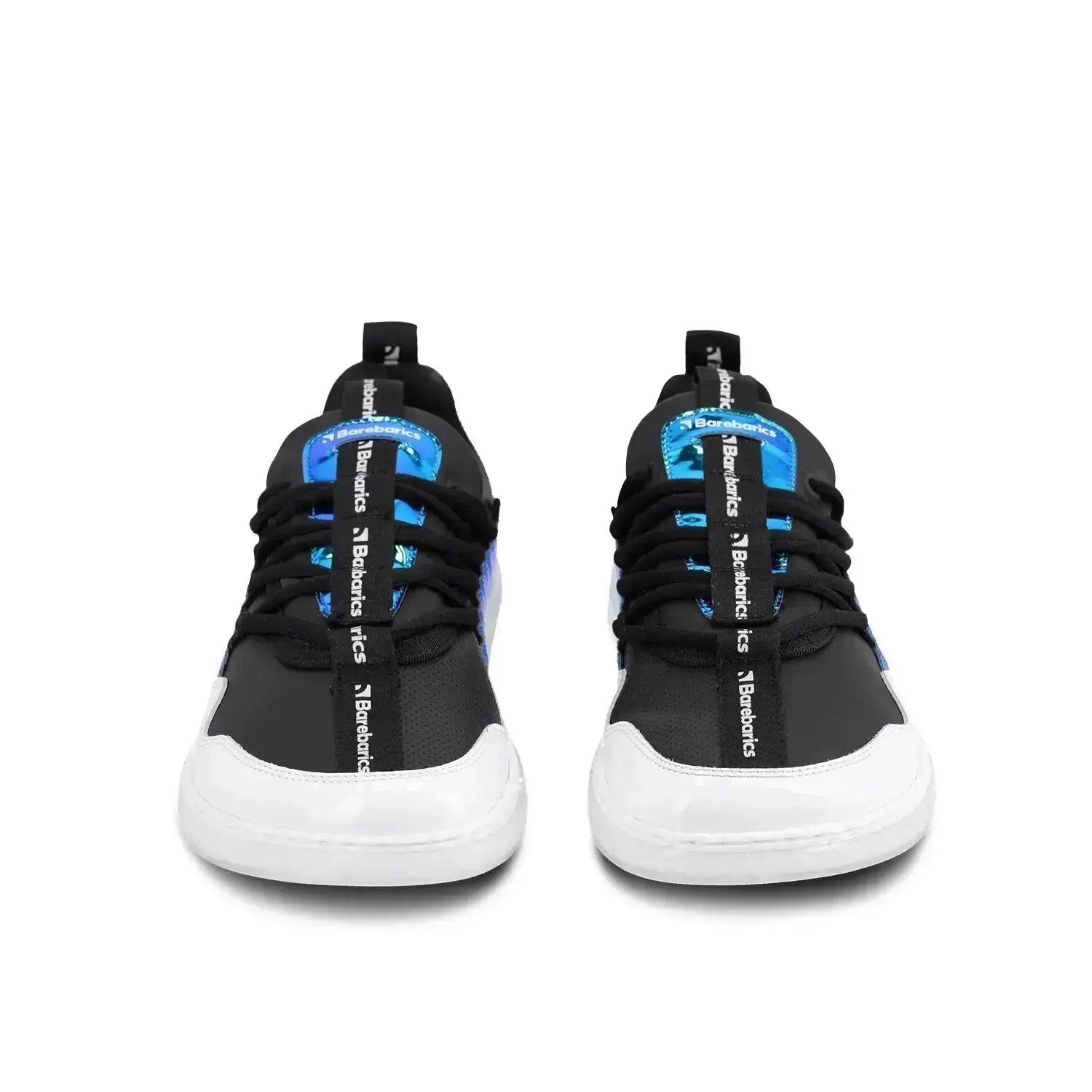 Barebarics - Futura Iridescent Black - Zapatillas barefoot unisex negro y blanco