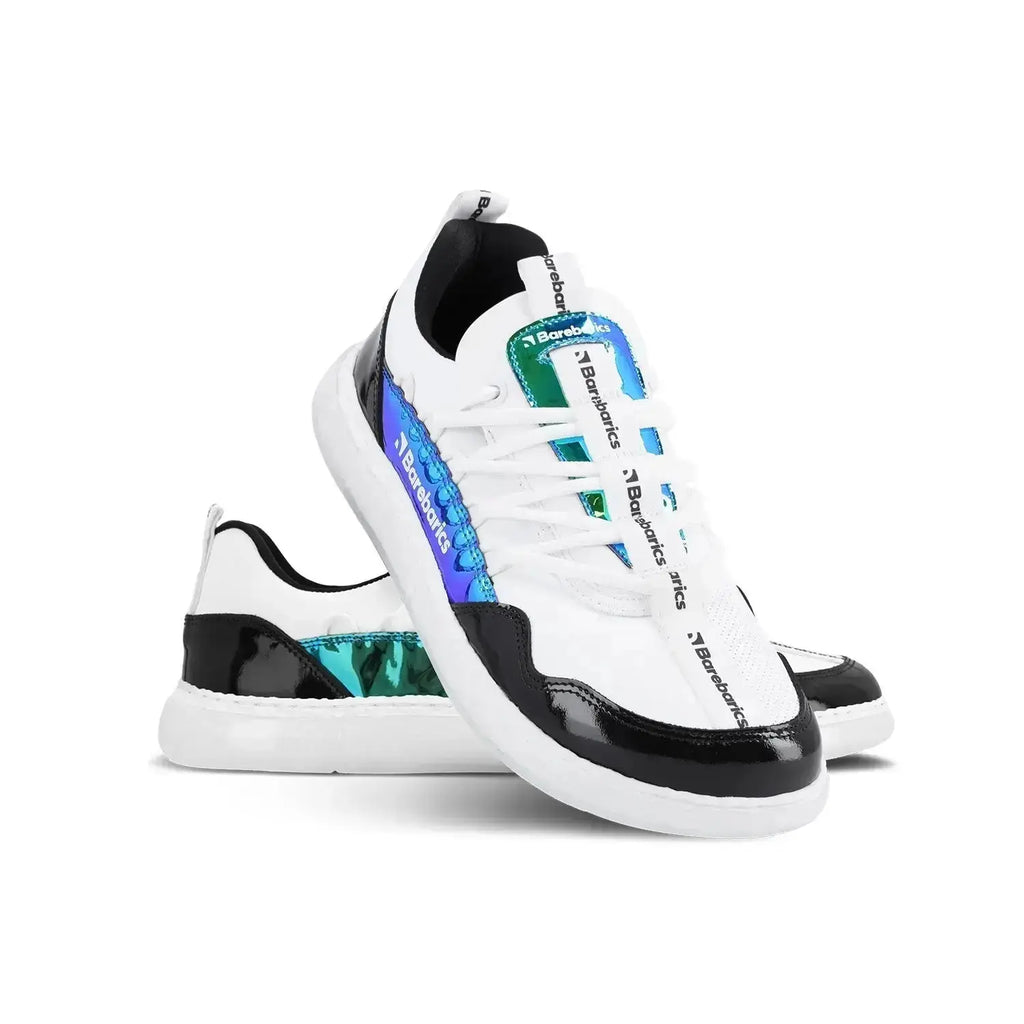 Barebarics - Futura Iridescent White - Zapatillas barefoot unisex blanco