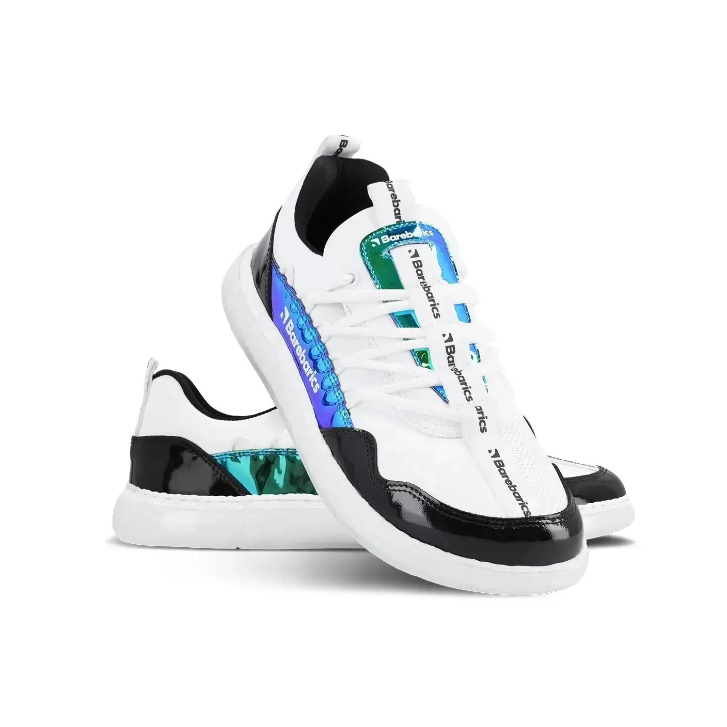 Barebarics - Futura Iridescent White - Zapatillas barefoot unisex blanco