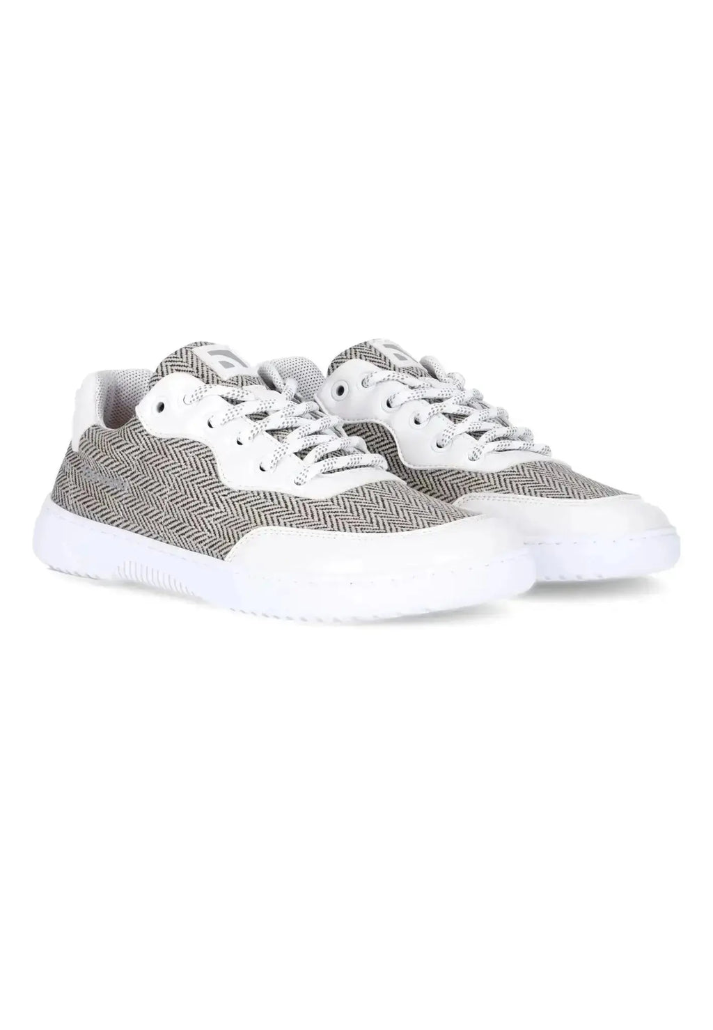 Barebarics - Kudos White & Grey Talla 43 - Zapatillas barefoot unisex blanco