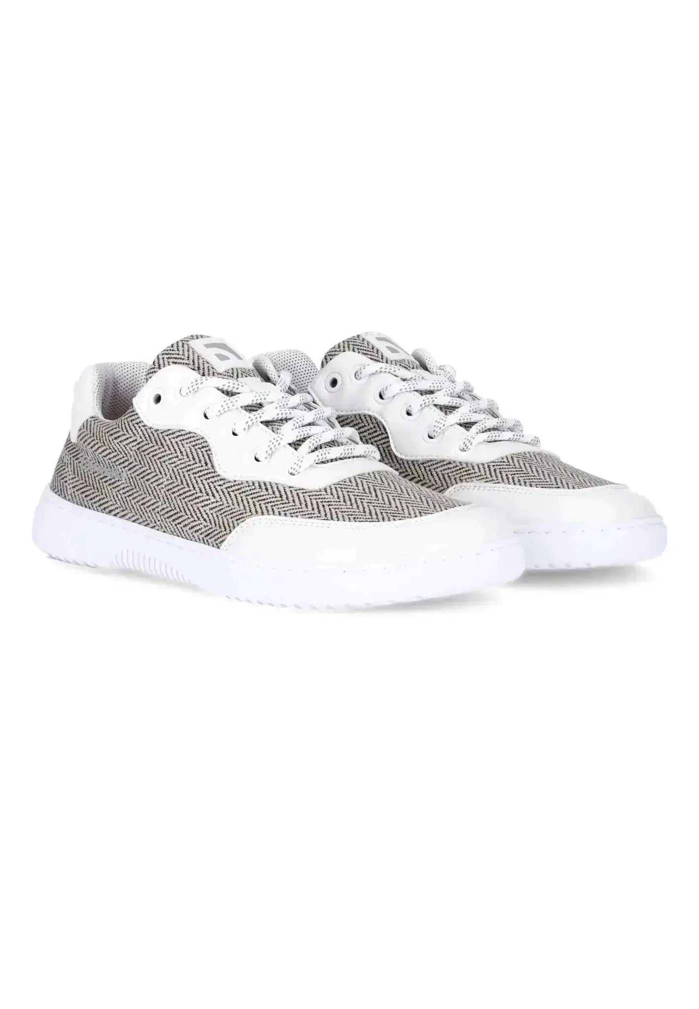Barebarics - Kudos White & Grey Talla 43 - Zapatillas barefoot unisex blanco