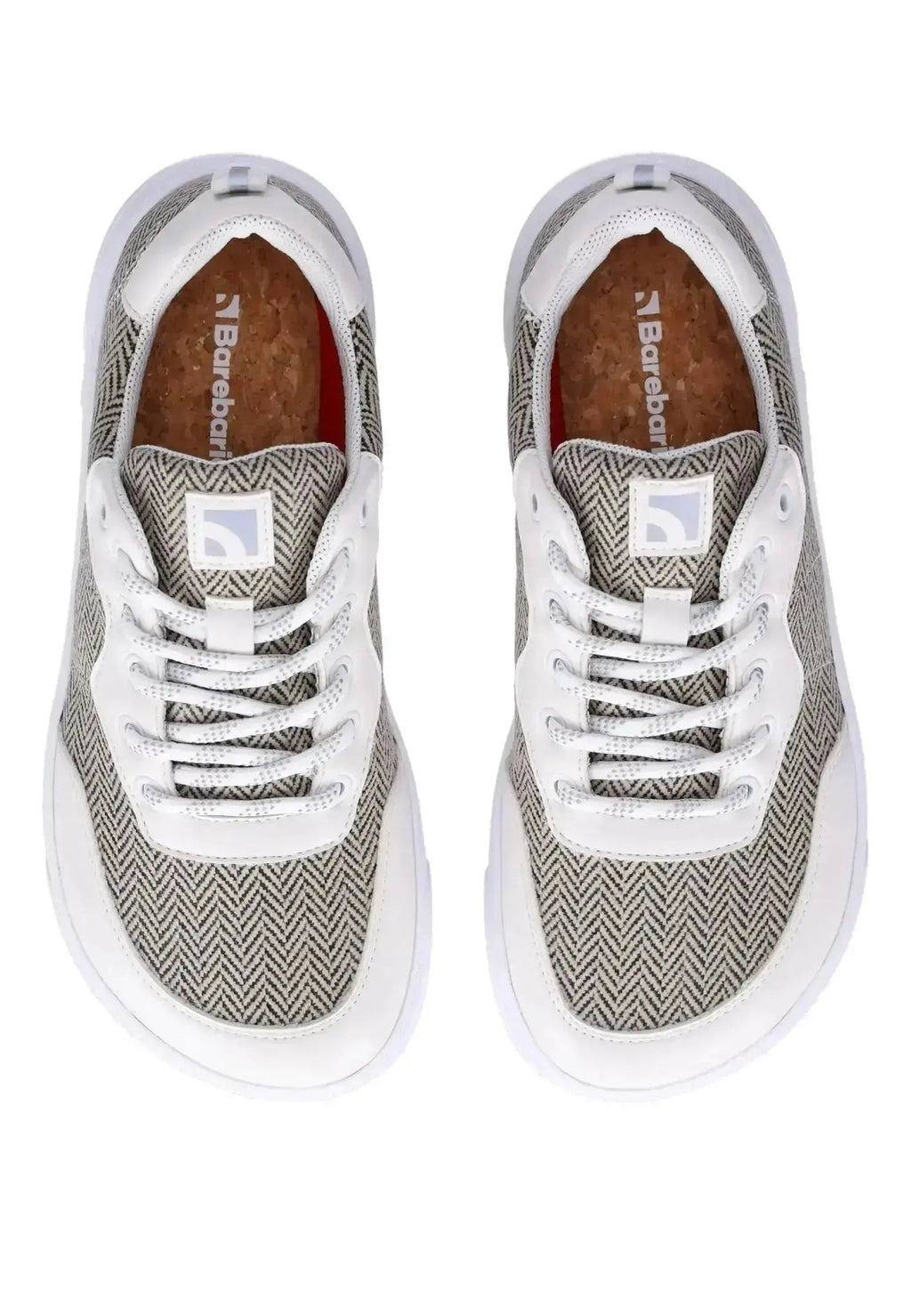 Barebarics - Kudos White & Grey Talla 43 - Zapatillas barefoot unisex blanco