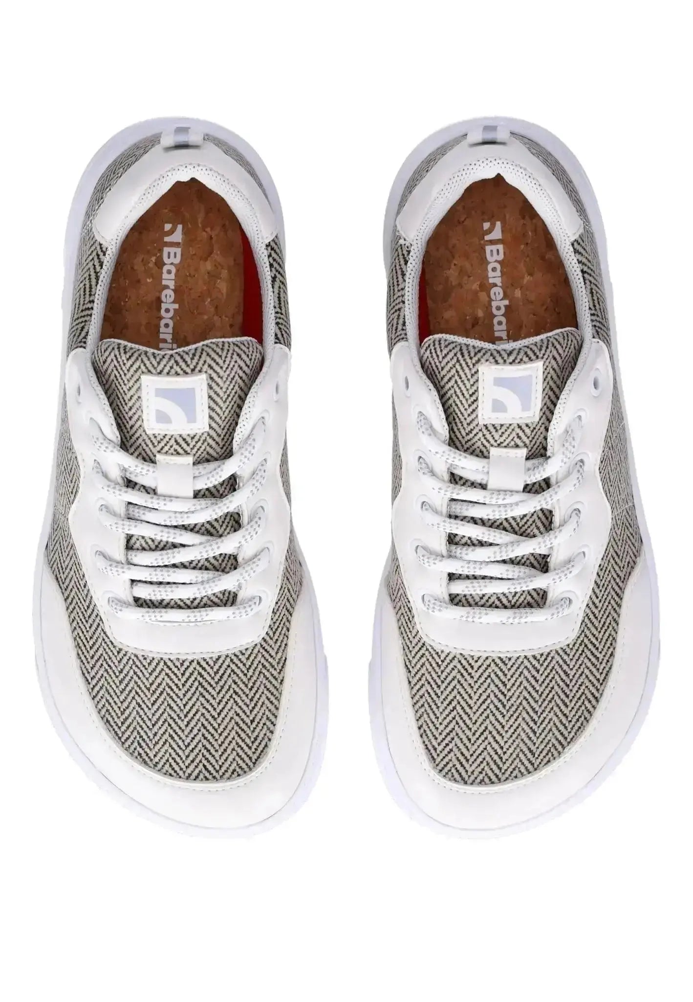 Barebarics - Kudos White & Grey Talla 43 - Zapatillas barefoot unisex blanco