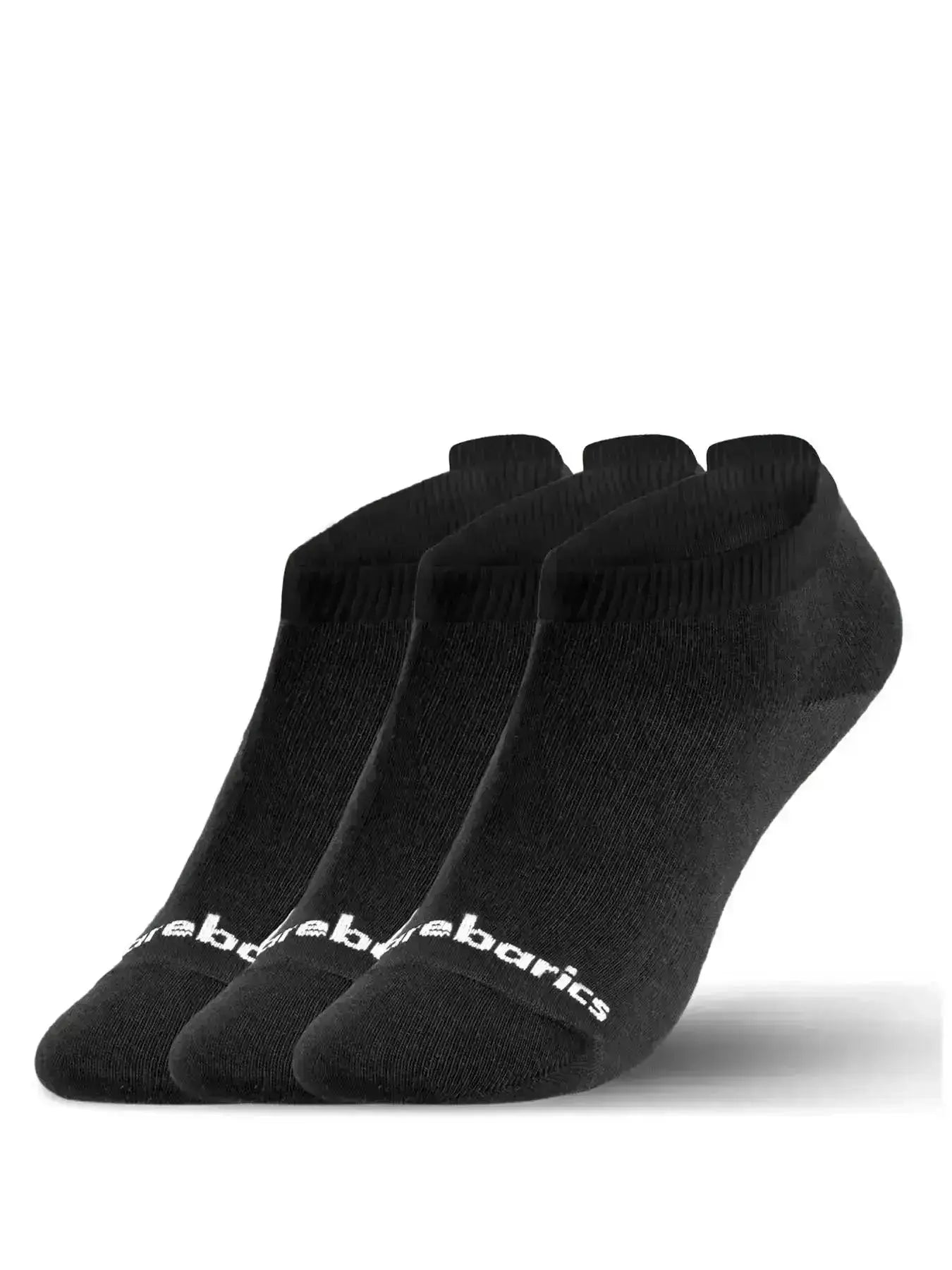 Barebarics - Lot de 3 paires de chaussettes basses noires Barefoot