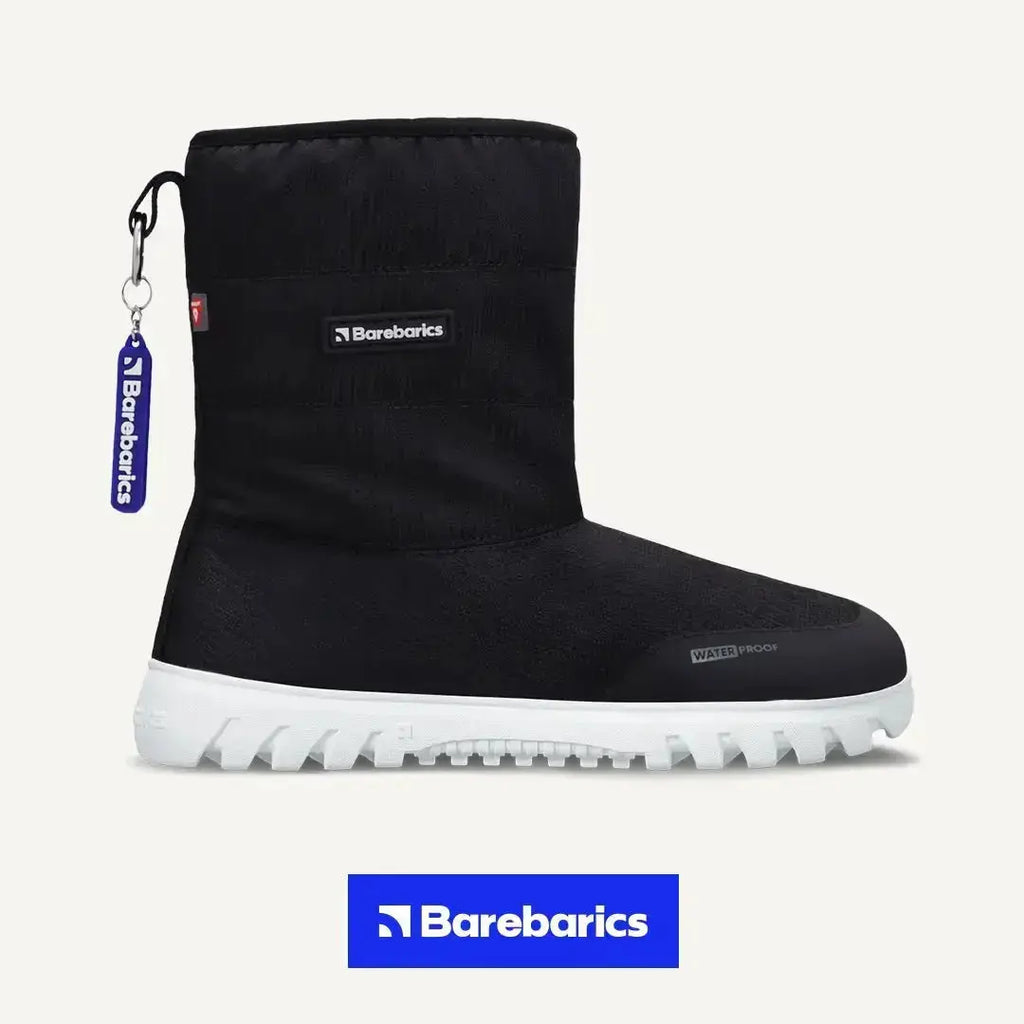 Barebarics - PolarStride Black - Botas de nieve barefoot