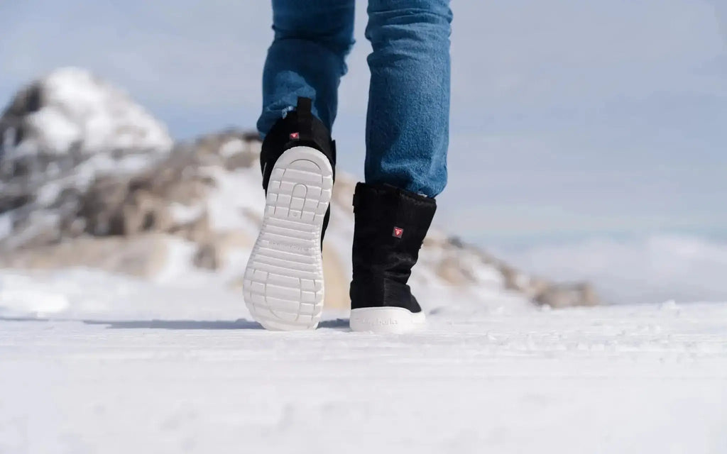 Barebarics - PolarStride Black - Botas de nieve barefoot