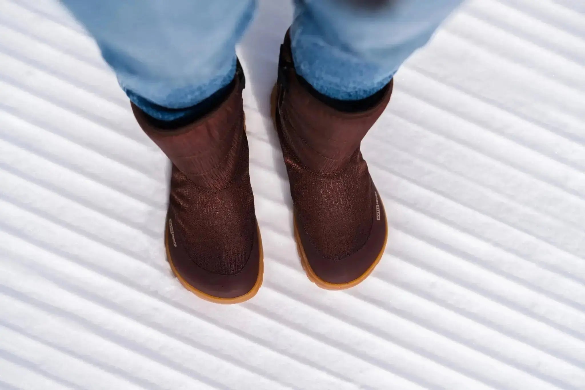 Barebarics - PolarStride Copper Brown - Botas de nieve barefoot