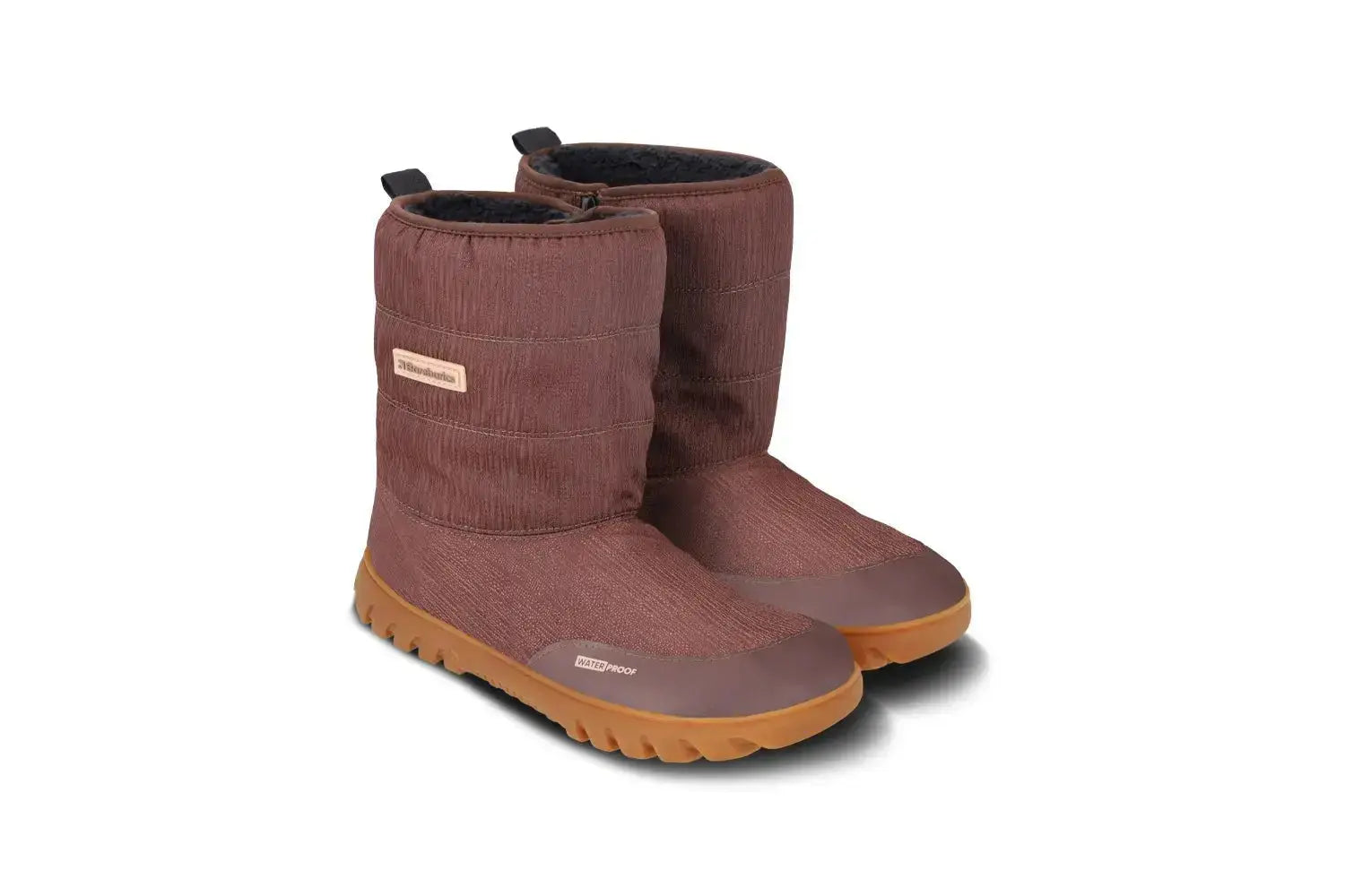 Barebarics - PolarStride Copper Brown - Botas de nieve barefoot