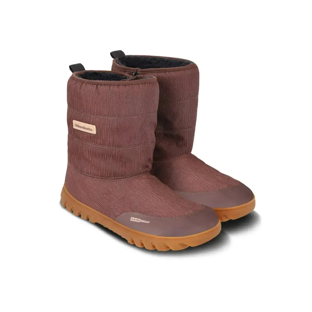 Barebarics - PolarStride Copper Brown - Botas de nieve barefoot