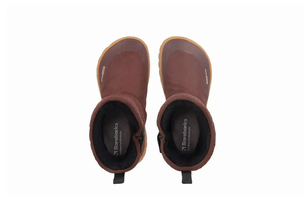 Barebarics - PolarStride Copper Brown - Botas de nieve barefoot