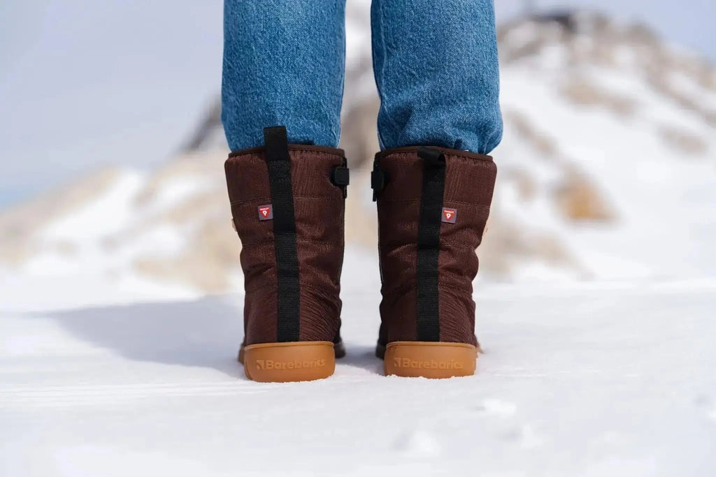 Barebarics - PolarStride Copper Brown - Botas de nieve barefoot