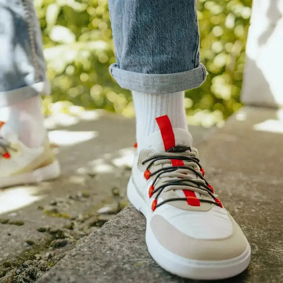 Barebarics - Revive Beige & White - Zapatillas barefoot unisex
