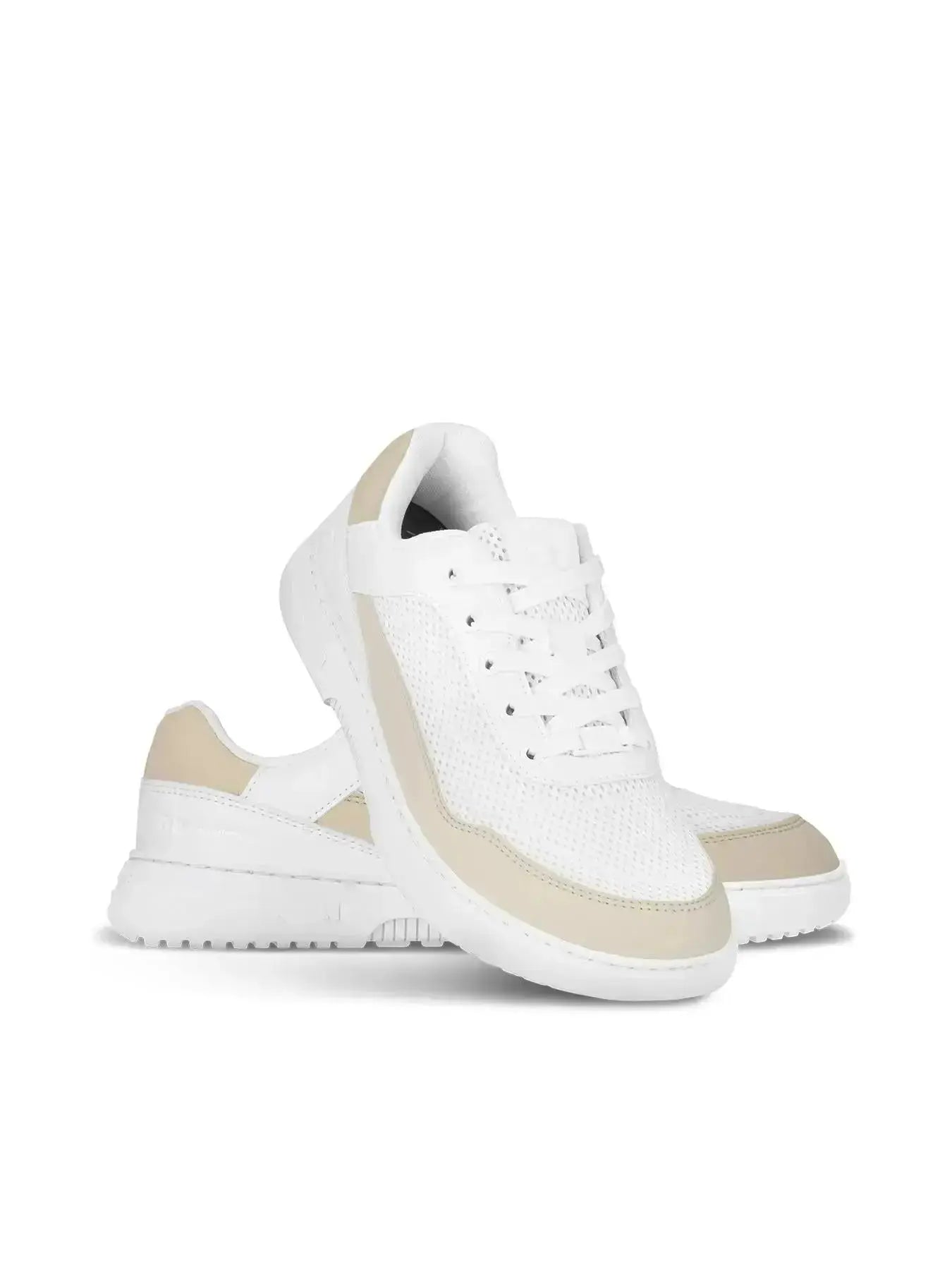 Barebarics - Vaporo White & Beige - Zapatillas barefoot unisex blanco