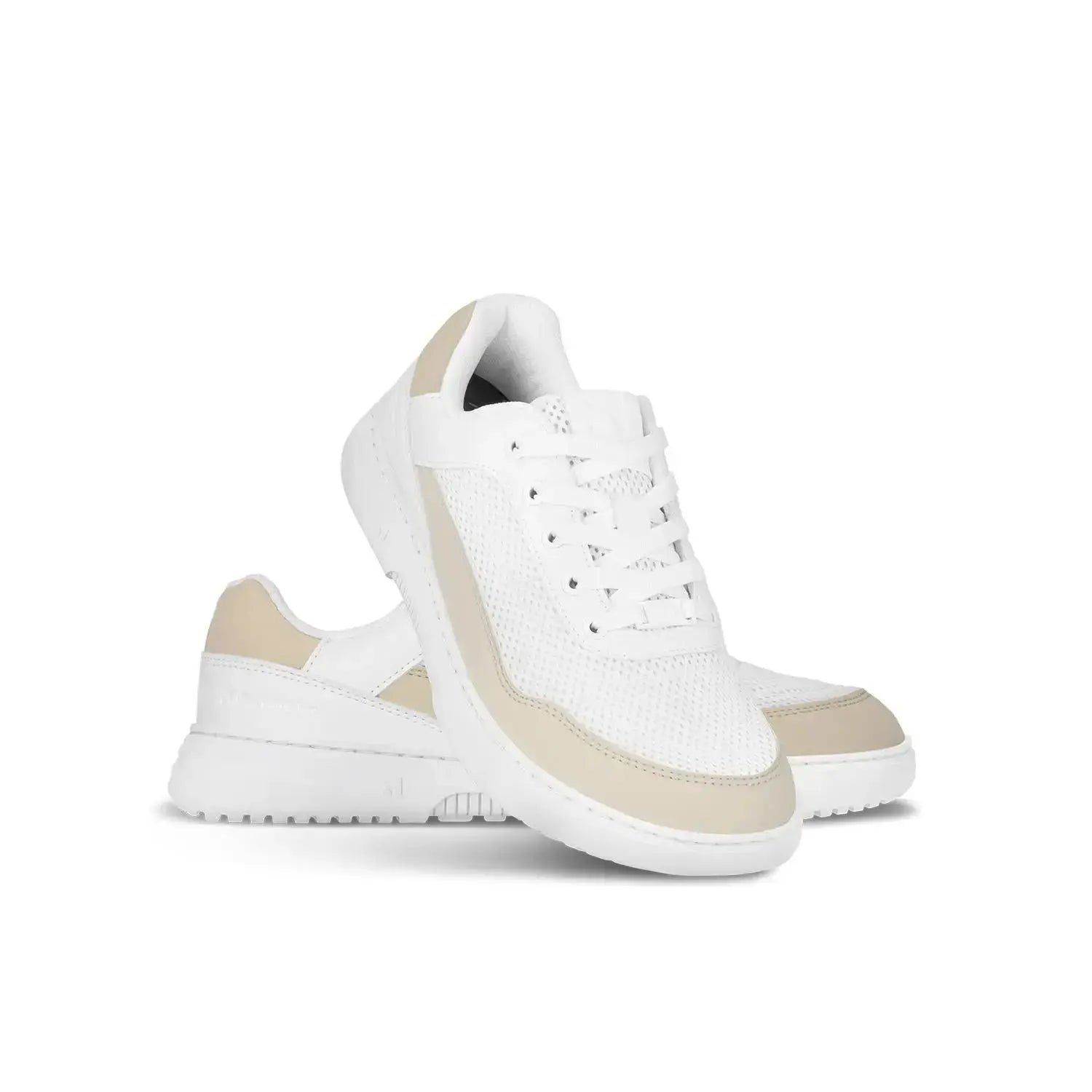 Barebarics - Vaporo White & Beige - Zapatillas barefoot unisex blanco