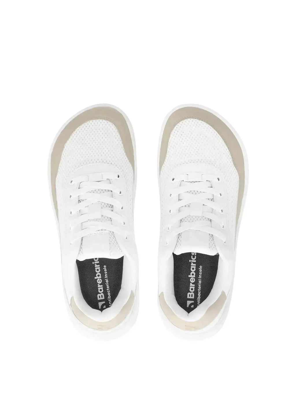 Barebarics - Vaporo White & Beige - Zapatillas barefoot unisex blanco