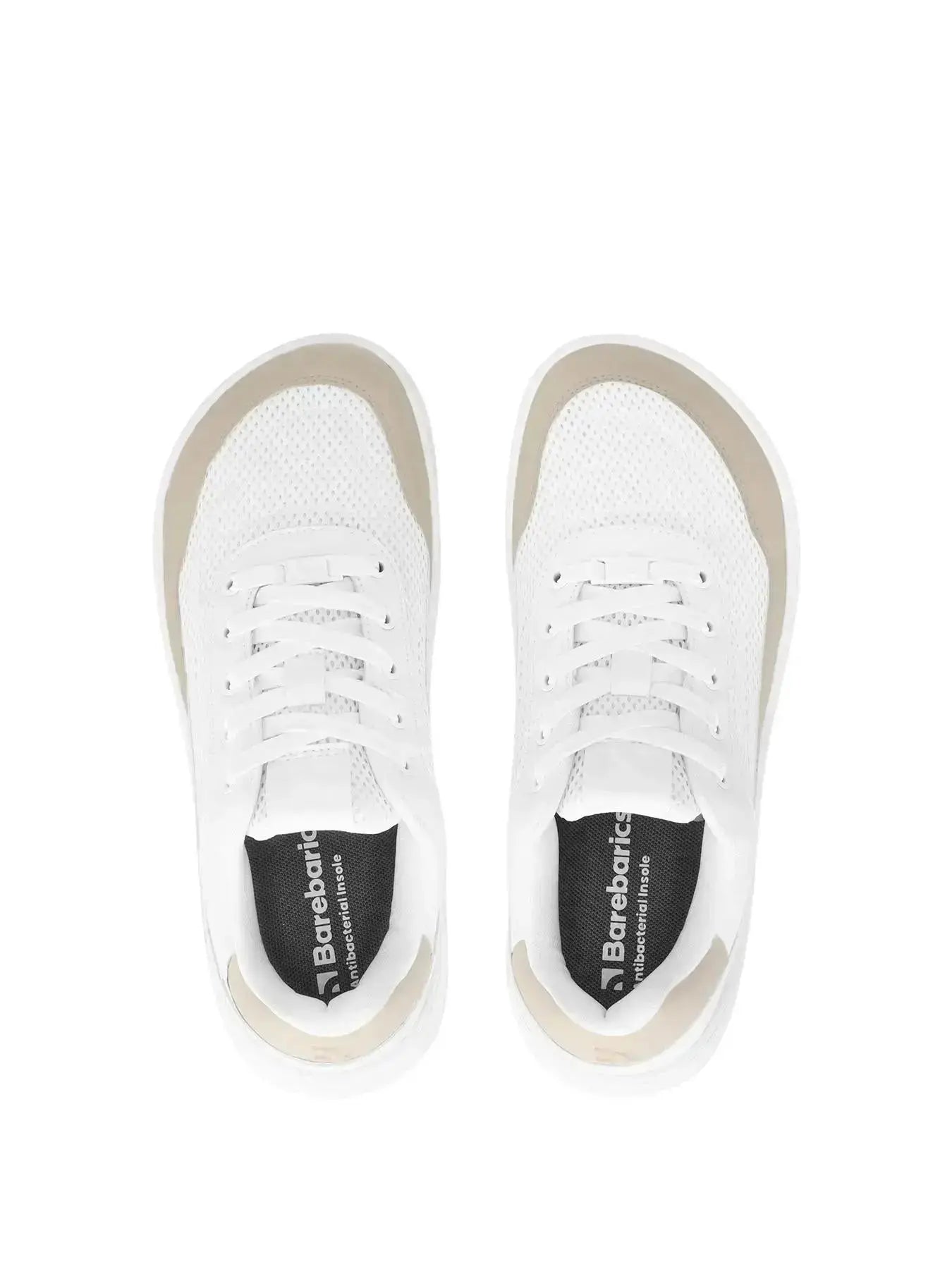 Barebarics - Vaporo White & Beige - Zapatillas barefoot unisex blanco