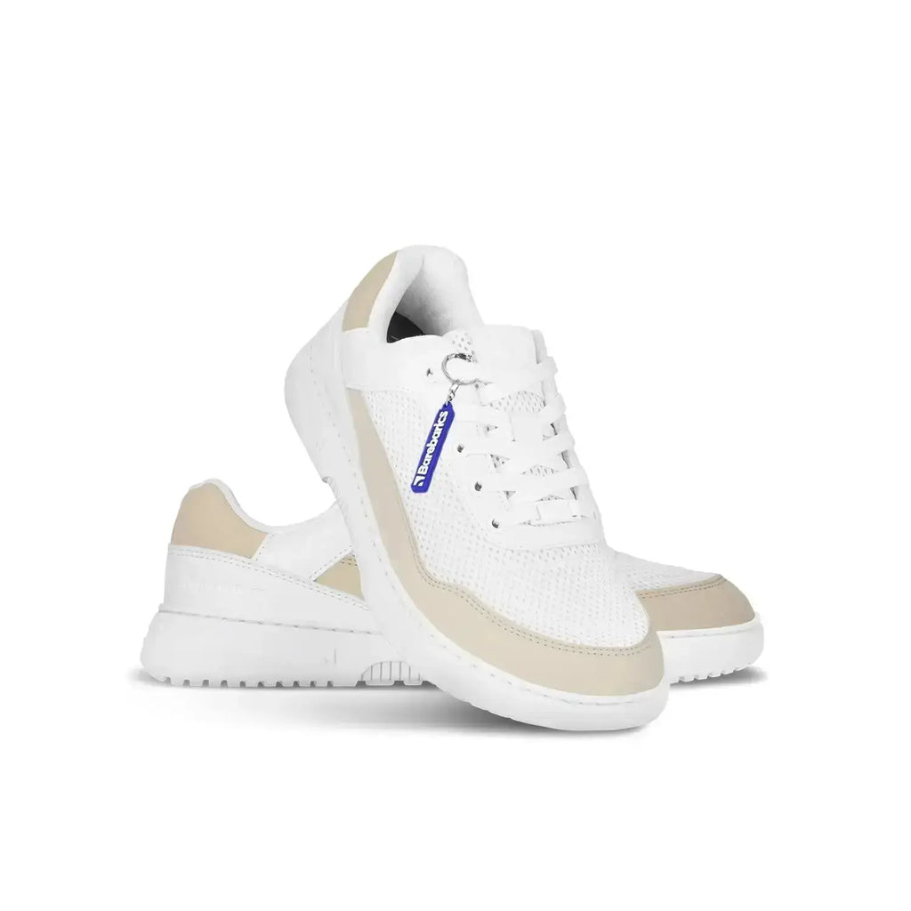 Barebarics - Vaporo White & Beige - Zapatillas barefoot unisex blanco