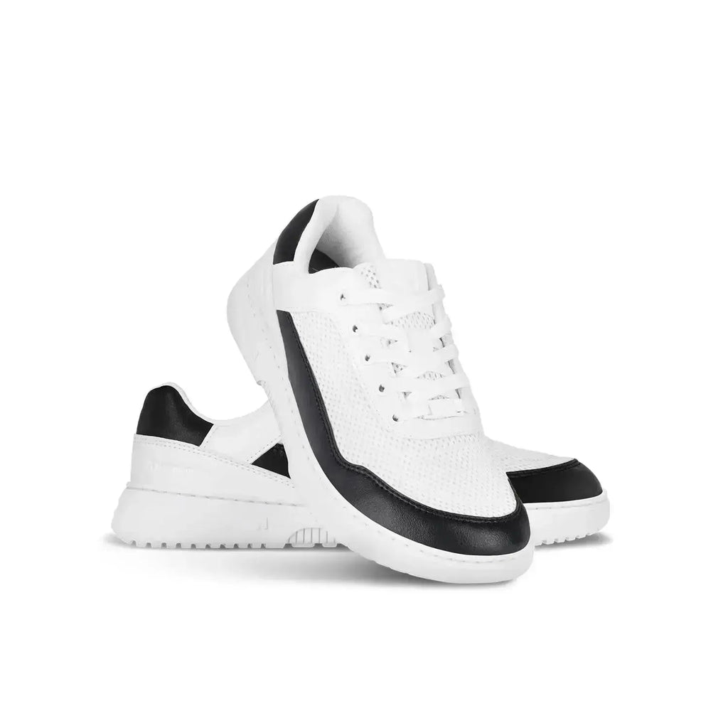 Barebarics - Vaporo White & Black - Zapatillas barefoot unisex blanco y negro