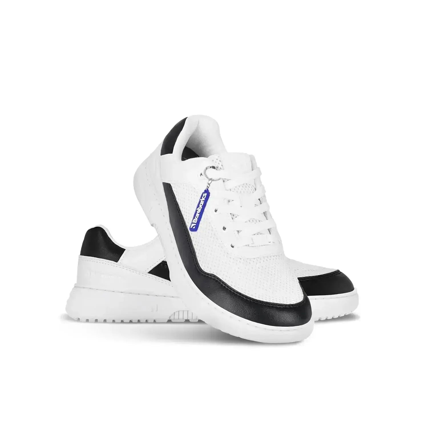 Barebarics - Vaporo White & Black - Zapatillas barefoot unisex blanco y negro