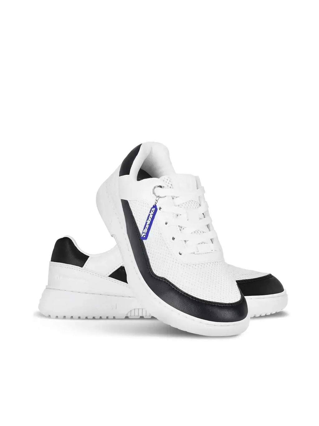 Barebarics - Vaporo White & Black - Zapatillas barefoot unisex blanco y negro