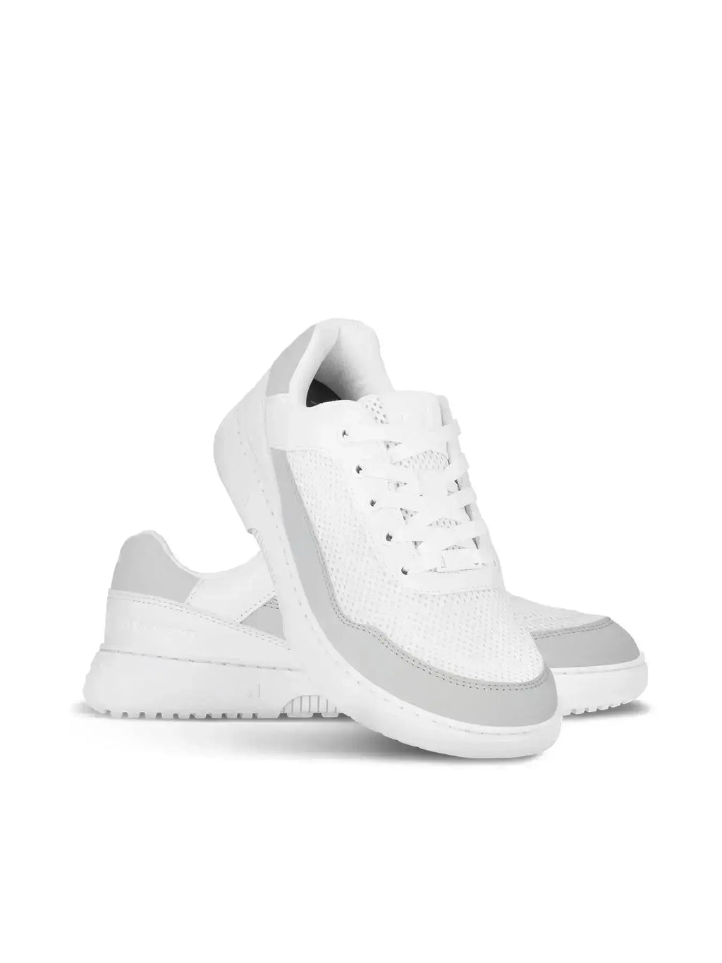 Barebarics - Vaporo White & Light Grey - Zapatillas barefoot unisex blanco y gris