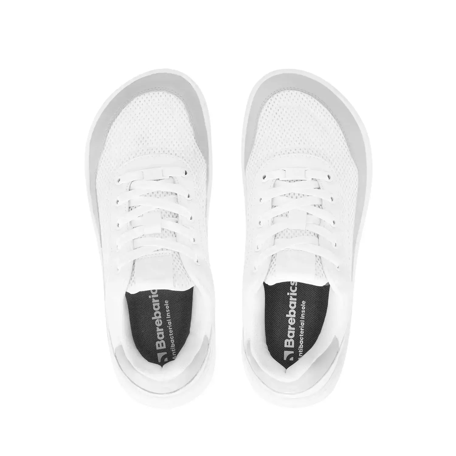 Barebarics - Vaporo White & Light Grey - Zapatillas barefoot unisex blanco y gris