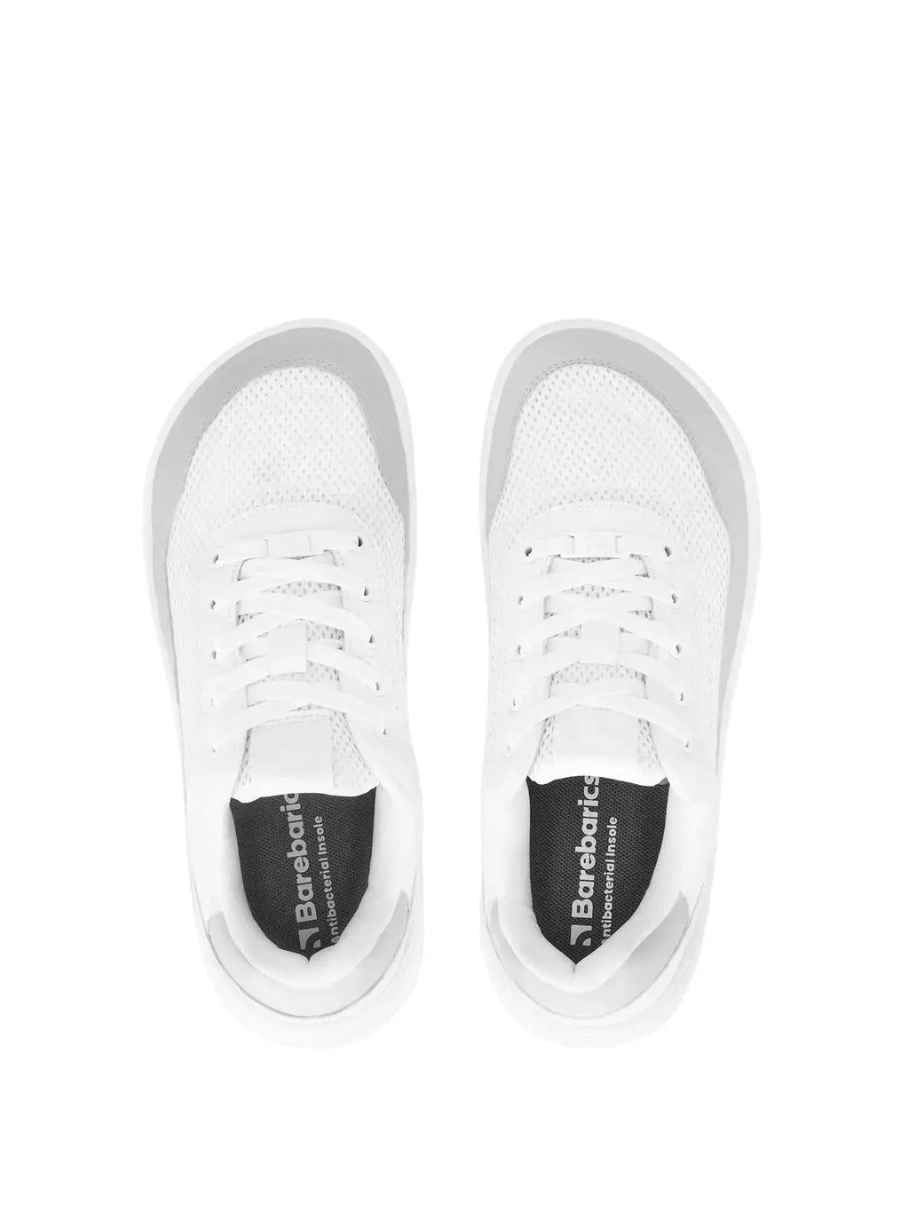 Barebarics - Vaporo White & Light Grey - Zapatillas barefoot unisex blanco y gris