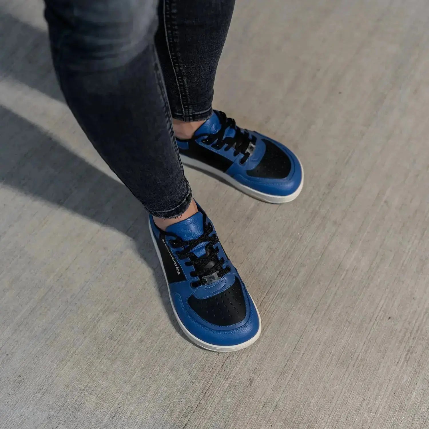 Barebarics - Wave Black & Blue - Zapatillas barefoot unisex azul y negro