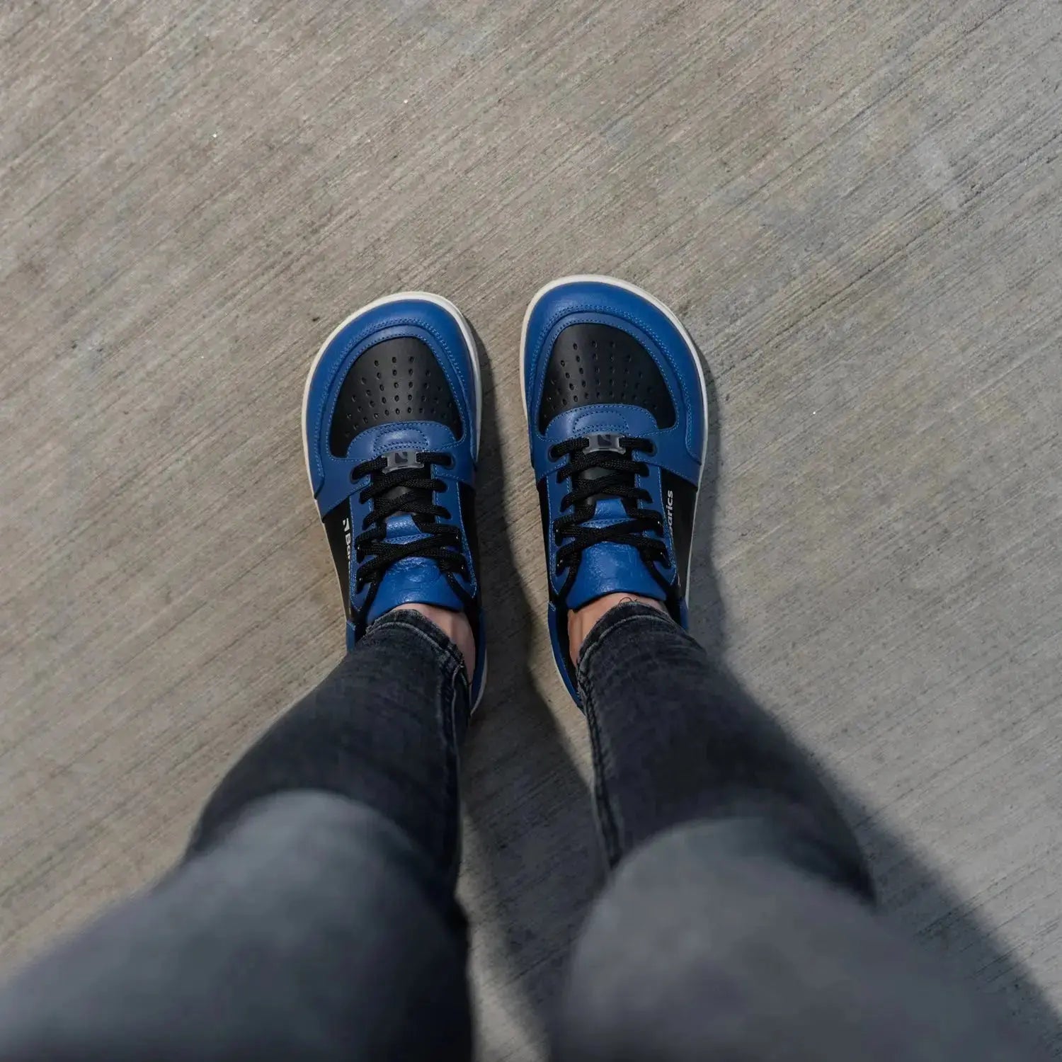 Barebarics - Wave Black & Blue - Zapatillas barefoot unisex azul y negro
