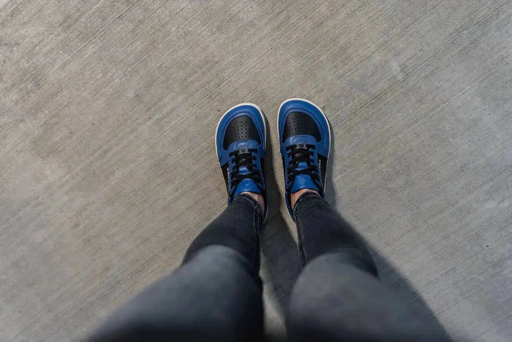 Barebarics - Wave Black & Blue - Zapatillas barefoot unisex azul y negro