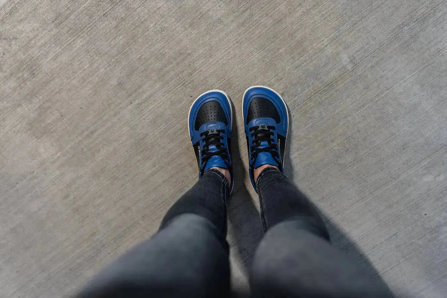 Barebarics - Wave Black & Blue - Zapatillas barefoot unisex azul y negro