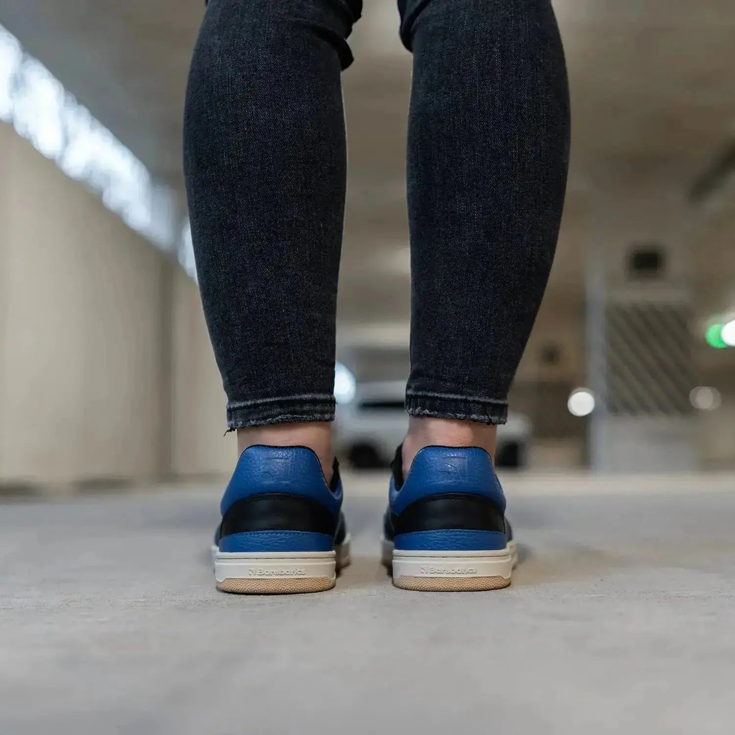 Barebarics - Wave Black & Blue - Zapatillas barefoot unisex azul y negro