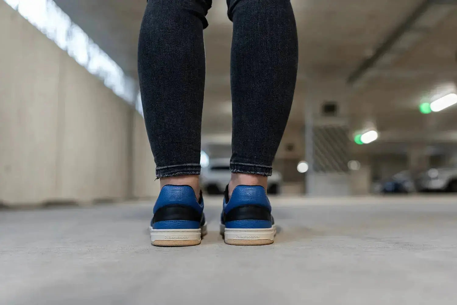 Barebarics - Wave Black & Blue - Zapatillas barefoot unisex azul y negro
