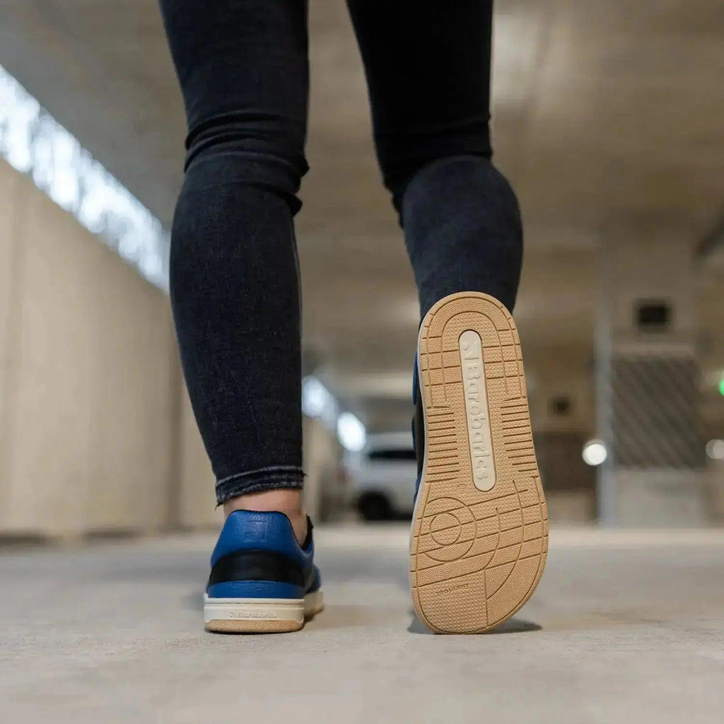 Barebarics - Wave Black & Blue - Zapatillas barefoot unisex azul y negro