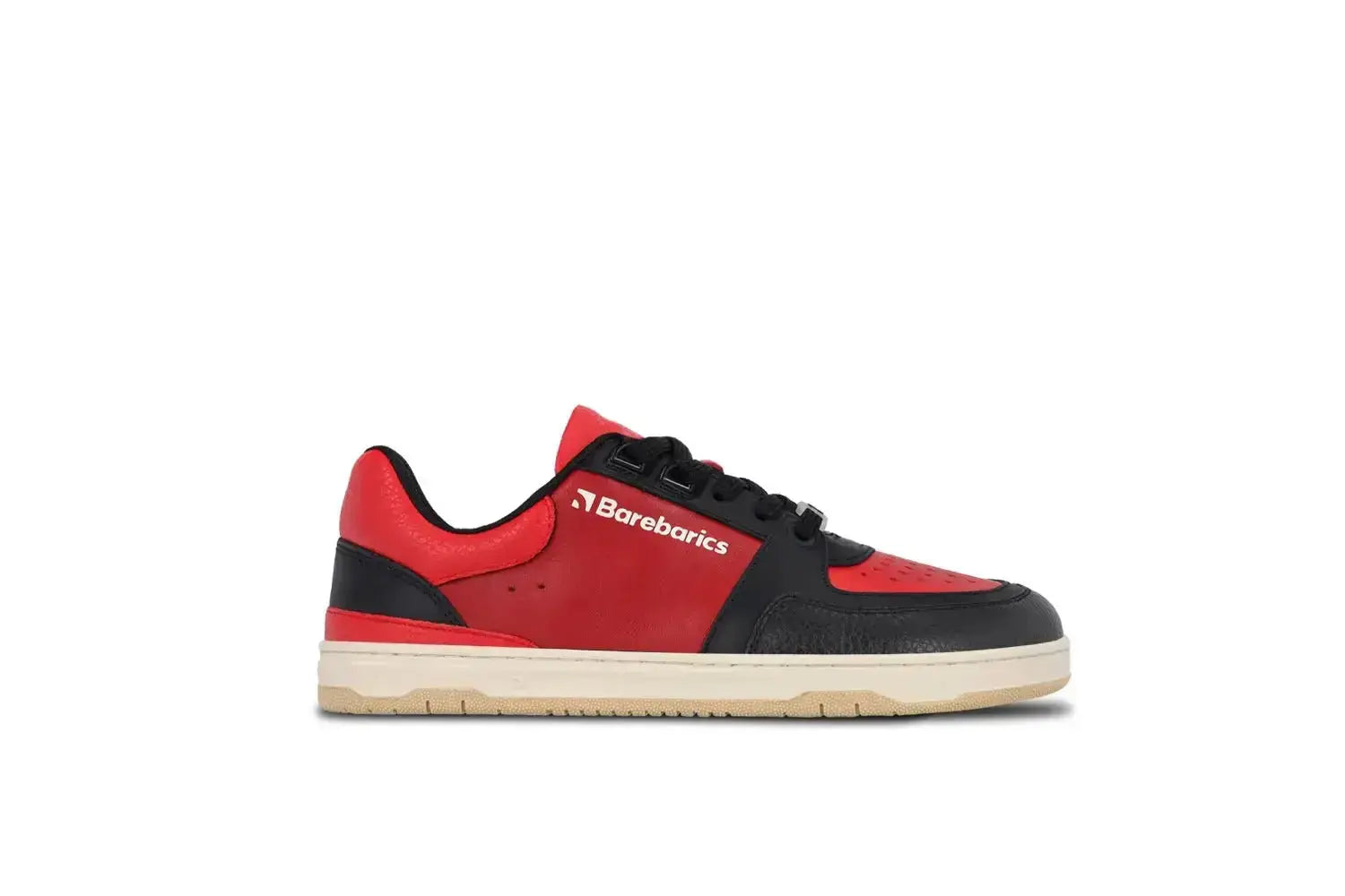 Barebarics - Wave Black & Red - Zapatillas barefoot unisex negro y rojo